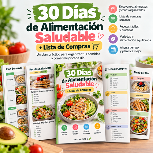 30 Días de Alimentación Saludable + Lista de Compras