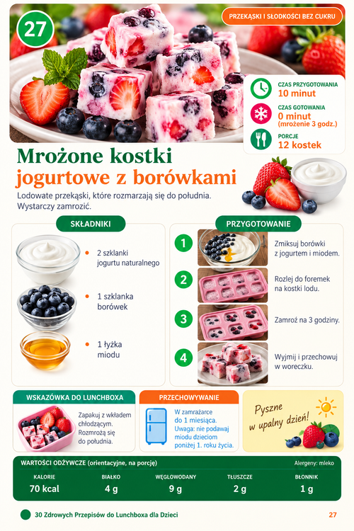 30 Zdrowych Przepisów do Lunchboxa dla Dzieci